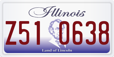 IL license plate Z510638