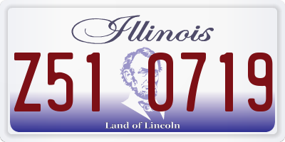 IL license plate Z510719