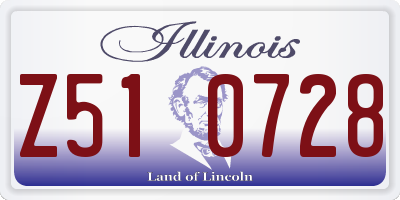 IL license plate Z510728