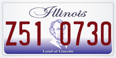 IL license plate Z510730