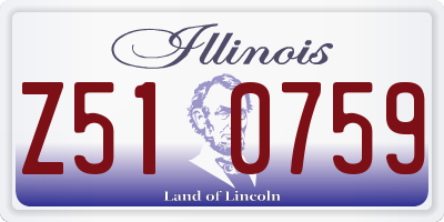 IL license plate Z510759