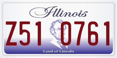 IL license plate Z510761