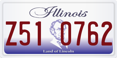 IL license plate Z510762