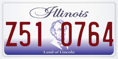 IL license plate Z510764
