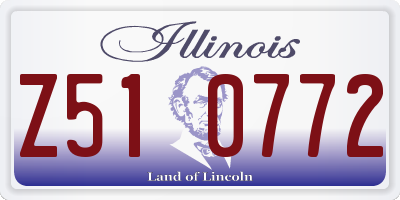 IL license plate Z510772
