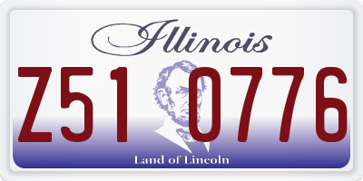 IL license plate Z510776