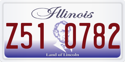 IL license plate Z510782