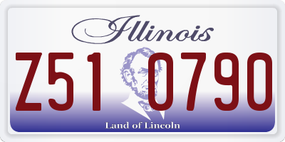 IL license plate Z510790