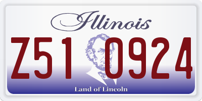 IL license plate Z510924