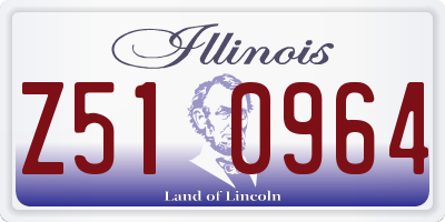 IL license plate Z510964