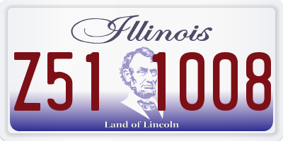 IL license plate Z511008