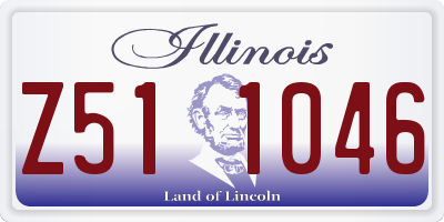 IL license plate Z511046