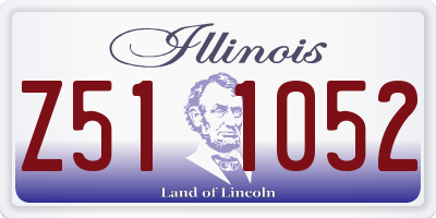 IL license plate Z511052