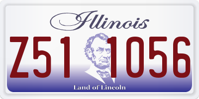 IL license plate Z511056