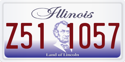 IL license plate Z511057