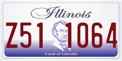 IL license plate Z511064