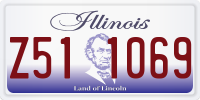 IL license plate Z511069