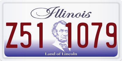 IL license plate Z511079