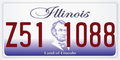 IL license plate Z511088