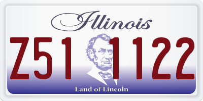 IL license plate Z511122