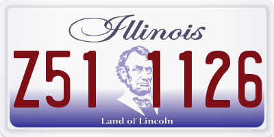 IL license plate Z511126