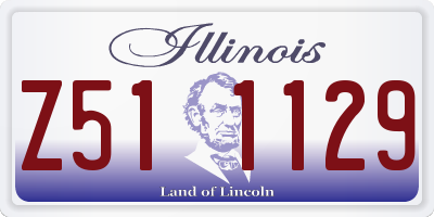IL license plate Z511129