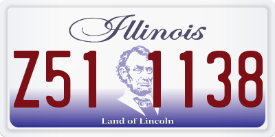 IL license plate Z511138