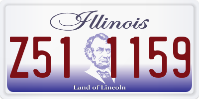 IL license plate Z511159