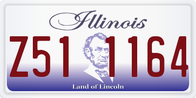 IL license plate Z511164