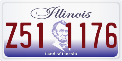 IL license plate Z511176