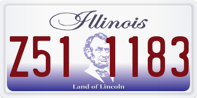 IL license plate Z511183