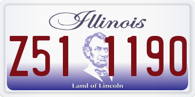 IL license plate Z511190