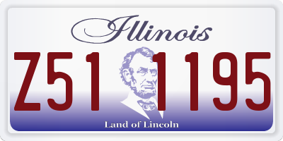 IL license plate Z511195