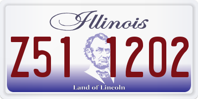 IL license plate Z511202