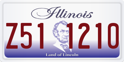 IL license plate Z511210