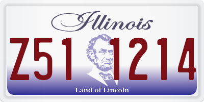 IL license plate Z511214