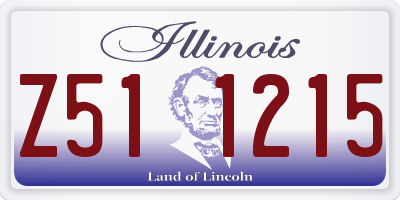 IL license plate Z511215