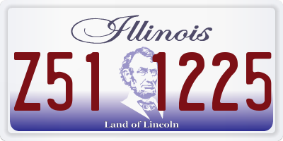 IL license plate Z511225