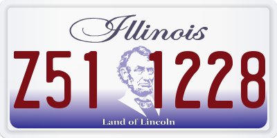 IL license plate Z511228