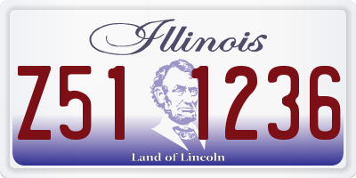 IL license plate Z511236
