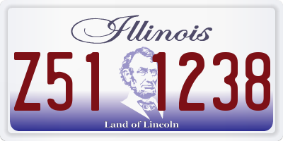 IL license plate Z511238
