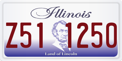 IL license plate Z511250