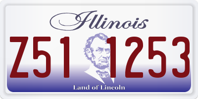 IL license plate Z511253