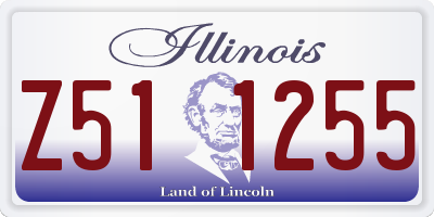 IL license plate Z511255