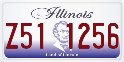 IL license plate Z511256