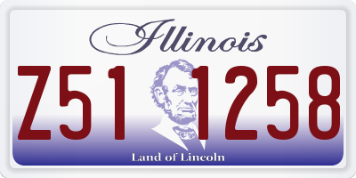IL license plate Z511258