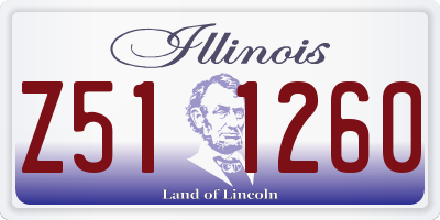 IL license plate Z511260