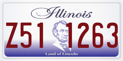 IL license plate Z511263