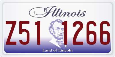 IL license plate Z511266