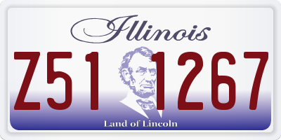IL license plate Z511267